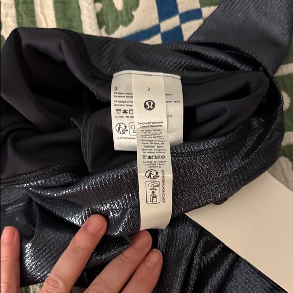lululemon athletica Metallic BlackLeggings - Picture 5 of 5